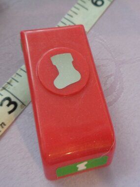 EK Success Paper Punch Stocking Scrapbooking Cards Crafts - B